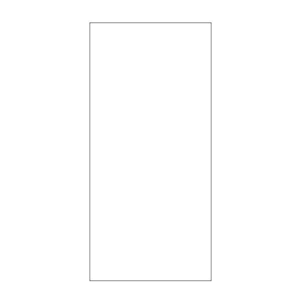Painel 2x1 Retangular Branco
